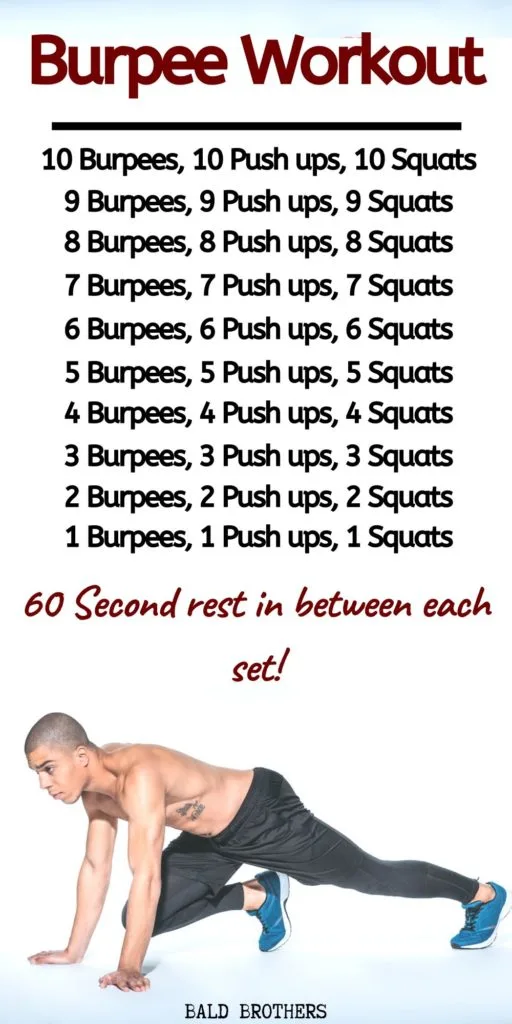 burpees challenge before and after