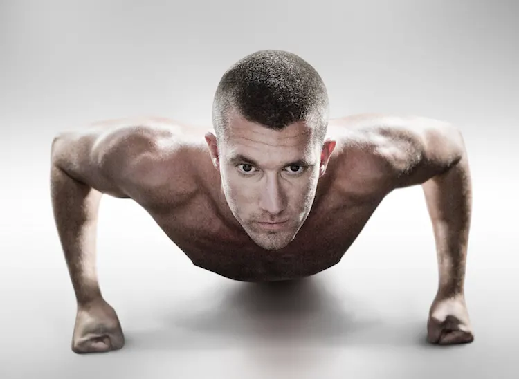 Push ups bodyweight exercise 