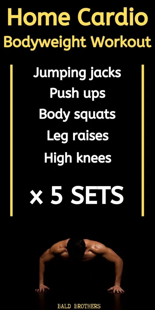 Cardio and bodyweight discount workout