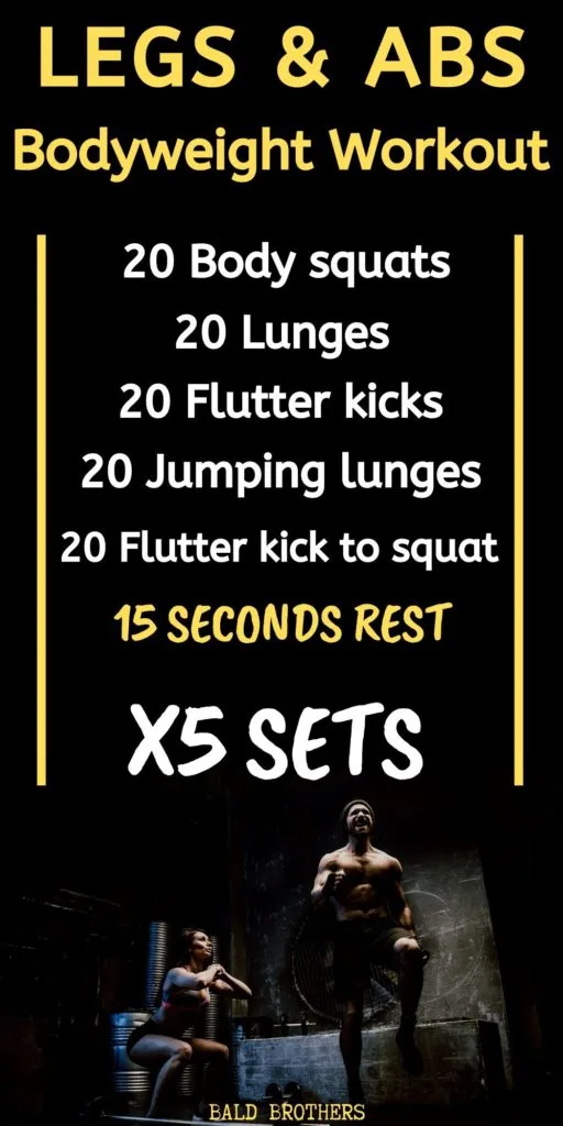 Legs & Abs Bodyweight Workout