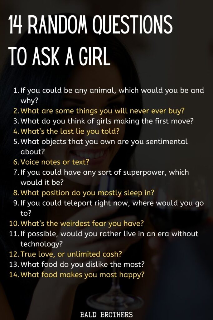 Random questions to ask a girl
